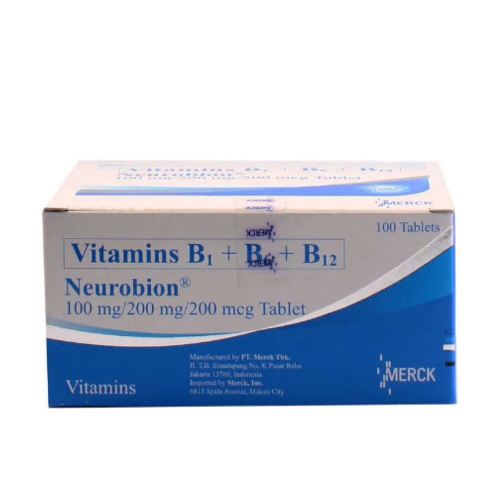 Neurobion Vitamin B Complex Mg Mg Mcg Sugar Coated Tablet